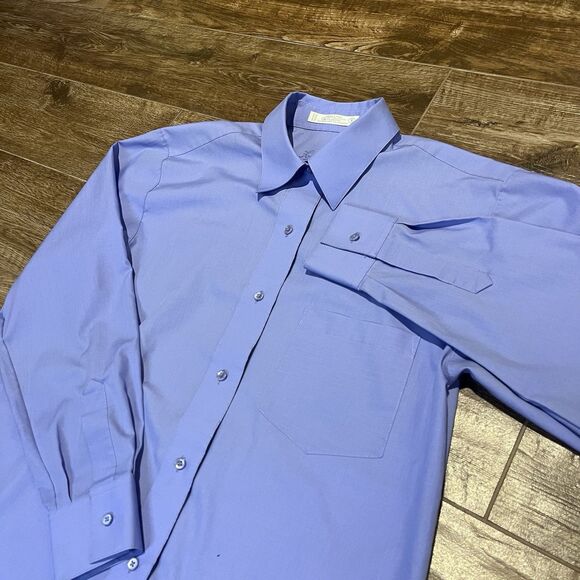 Foxcroft Tops - Foxcroft Wrinkle Free Shirt Womens 6 Purple Blouse Long Sleeve Pocket Button Up